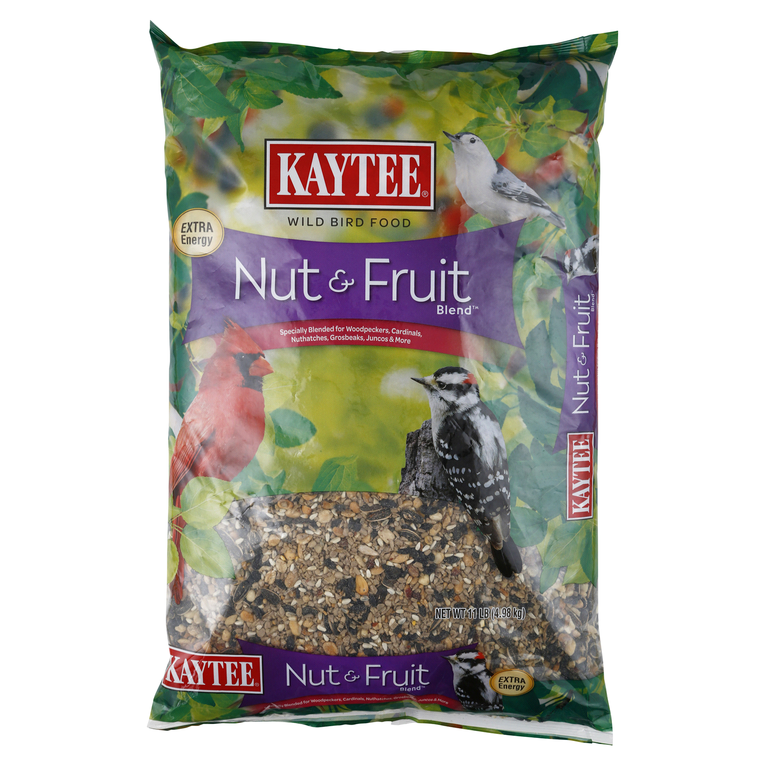 slide 1 of 2, Kaytee Nut & Fruit Blend Food 11 lb, 1 ct