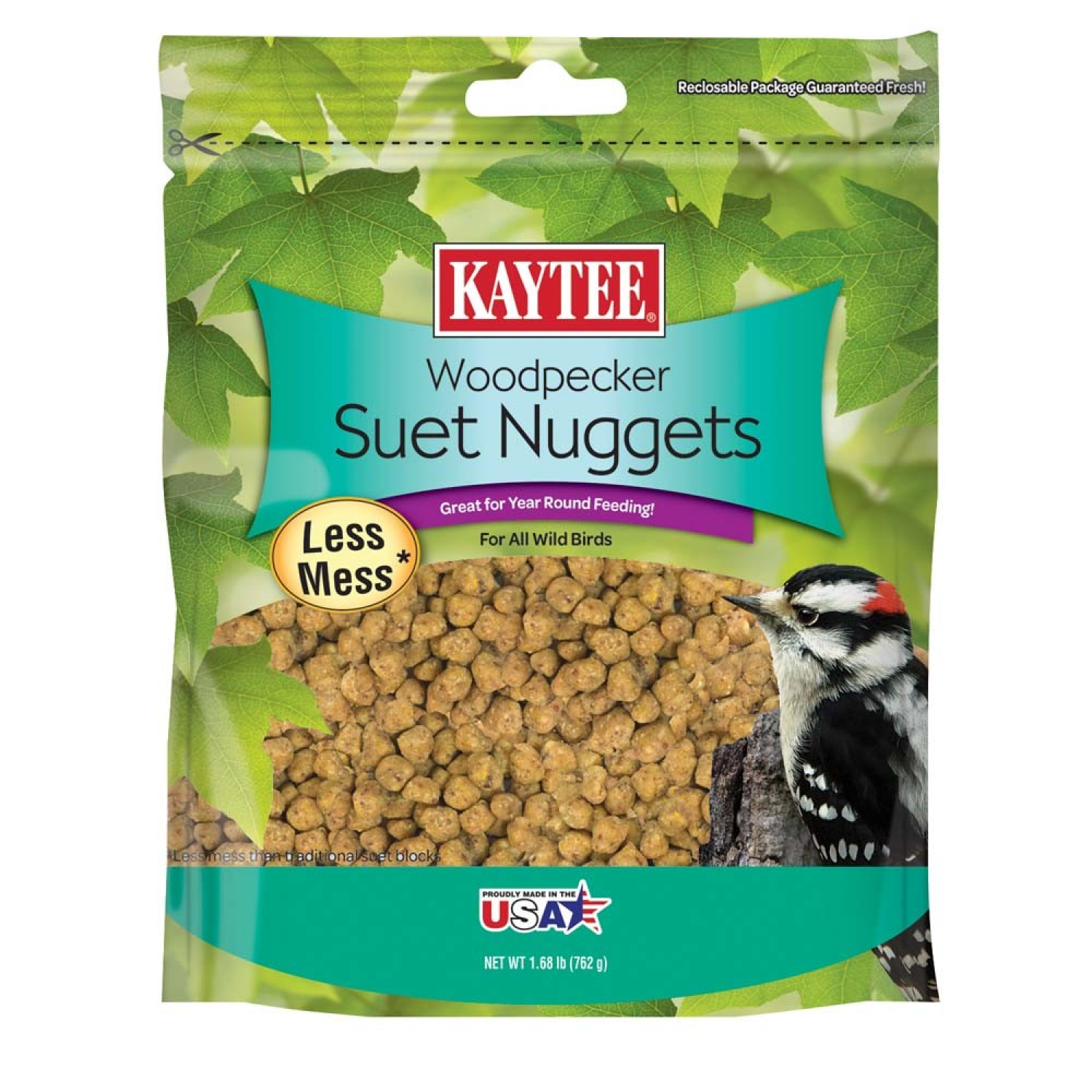 slide 1 of 2, Kaytee Wild Bird Woodpecker Suet Nuggets, 27 oz