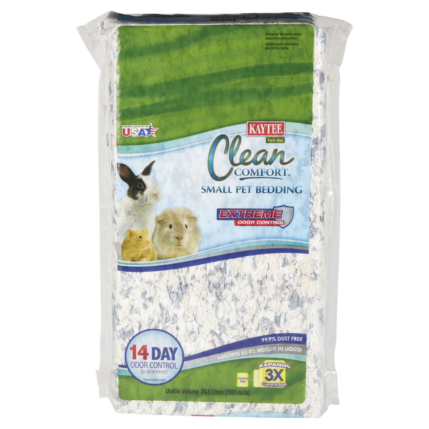 slide 1 of 2, Kaytee Clean Comfort Extreme Odor Control Small Pet Bedding - 24.6L, 24.6 liter