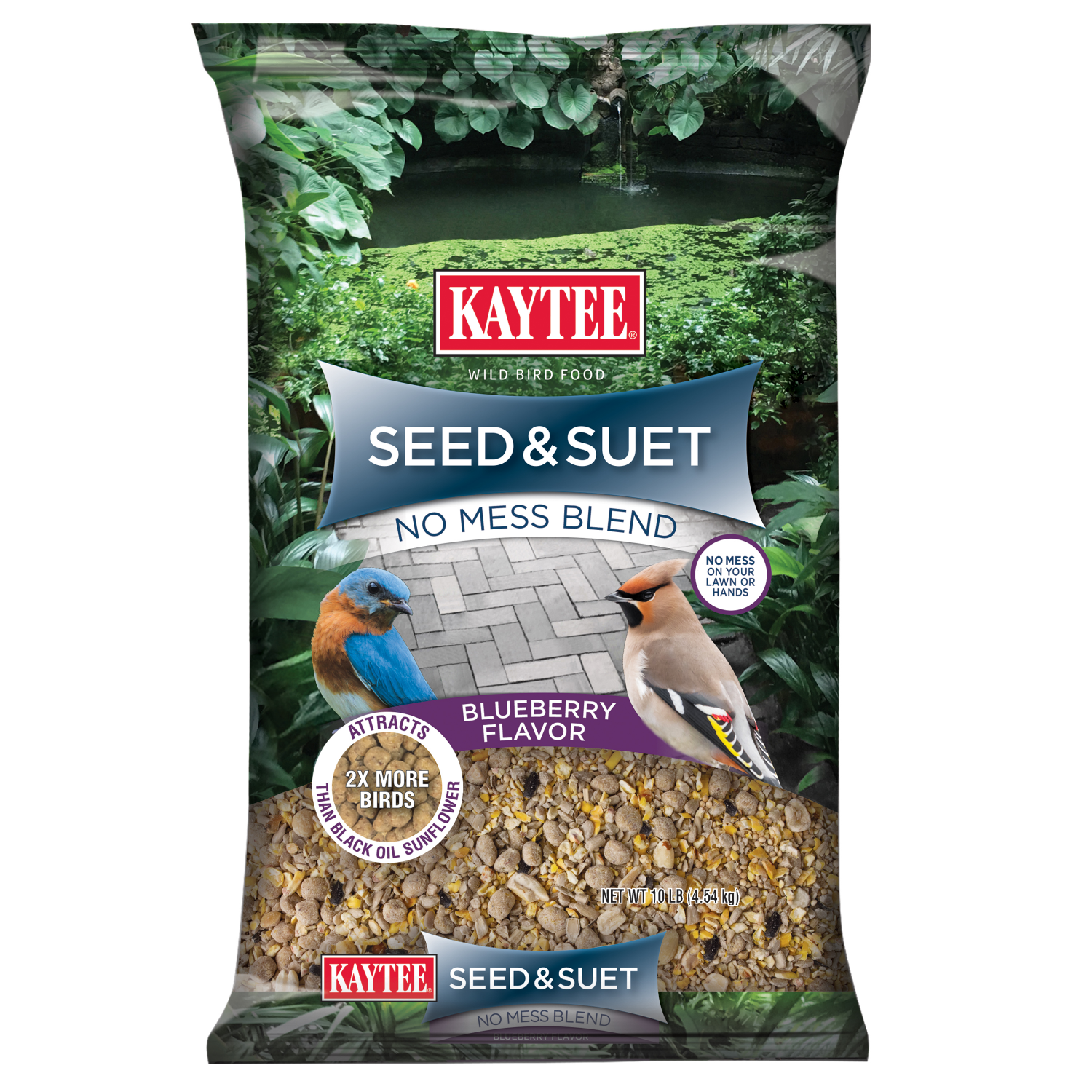 slide 1 of 2, Kaytee Berry Seed & Suet Bird Food - 10lb, 10 lb