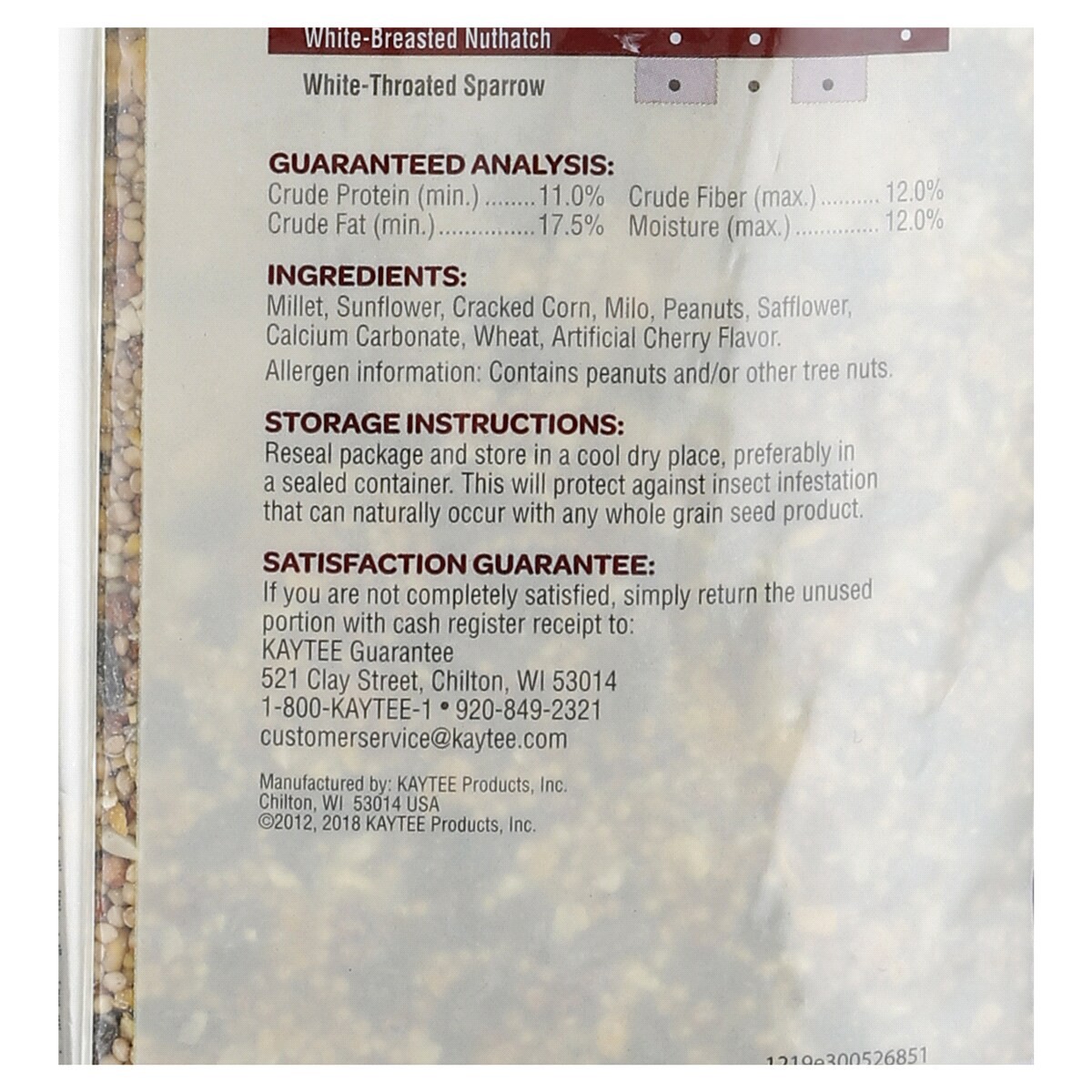 slide 2 of 2, Kaytee Birder's Blend Bird Food, 8 lb