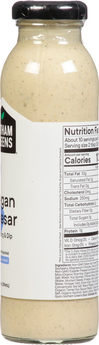 slide 6 of 14, Gotham Greens Vegan Vegan Caesar Dressing & Dip 10 fl oz, 10 fl oz
