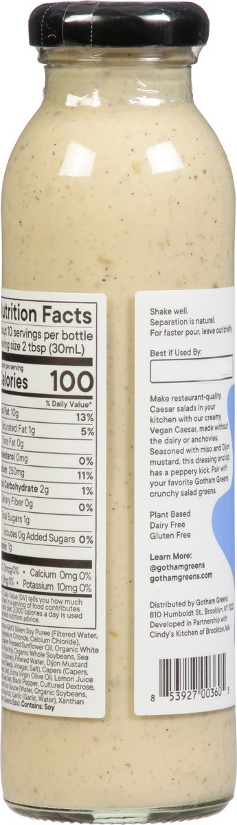 slide 11 of 14, Gotham Greens Vegan Vegan Caesar Dressing & Dip 10 fl oz, 10 fl oz
