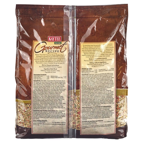 slide 4 of 5, Kaytee Parakeet Food, 5 lb