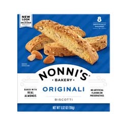Nonni's Nonni’s Originali Biscotti, 8-count carton 5.52 oz