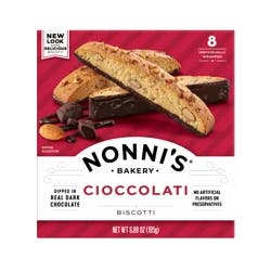 Nonni's Nonni’s Cioccolati Biscotti, 8-count carton 6.88 oz