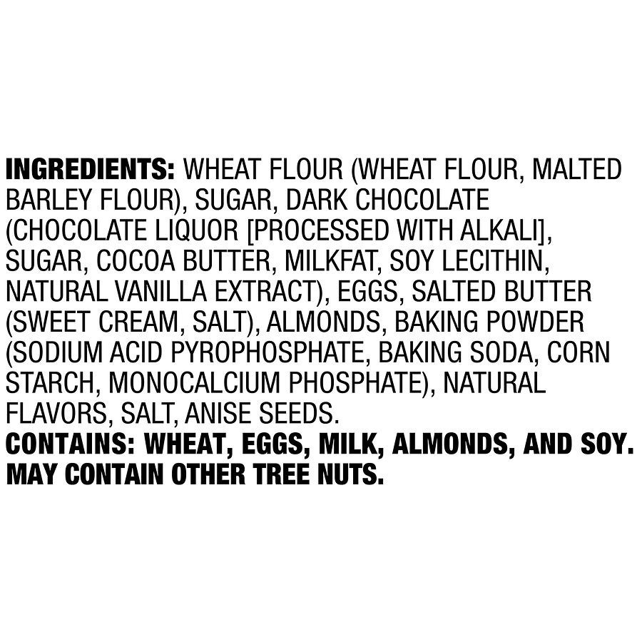 slide 4 of 5, Nonni's Nonni’s Cioccolati Biscotti, 8-count carton 6.88 oz, 8 ct