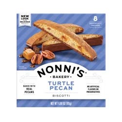 Nonni's Nonni’s Turtle Pecan Biscotti, 8-count carton 6.88 oz