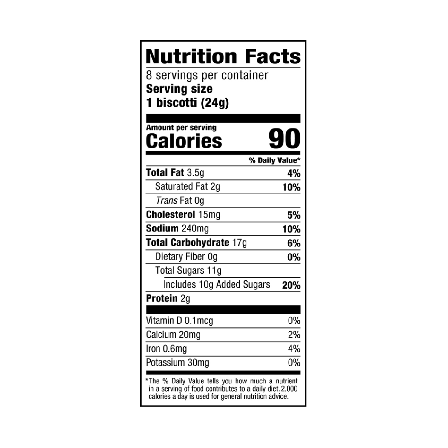 slide 3 of 4, Nonni's Nonni’s Salted Caramel Biscotti, 8-count carton 6.72 oz, 8 ct