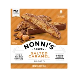 Nonni's Nonni’s Salted Caramel Biscotti, 8-count carton 6.72 oz