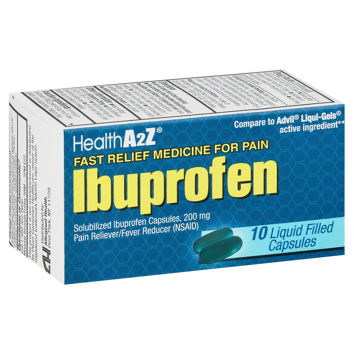 slide 2 of 13, HealthA2Z Liquid Filled Capsules Ibuprofen 10 ea, 10 ct