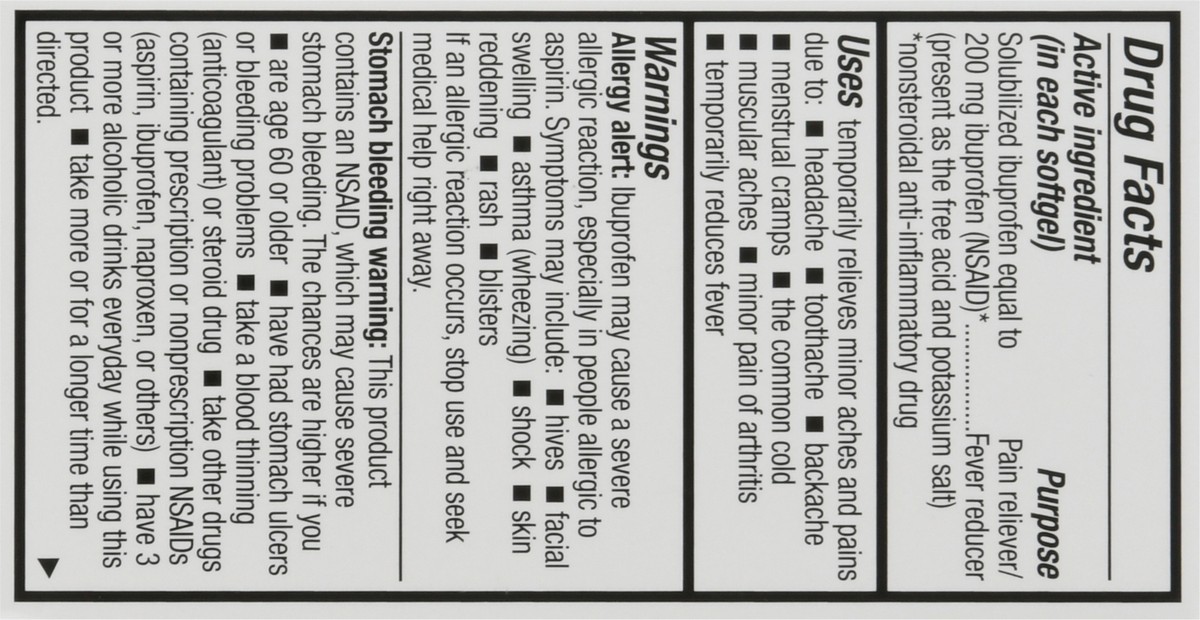 slide 3 of 13, HealthA2Z Liquid Filled Capsules Ibuprofen 10 ea, 10 ct