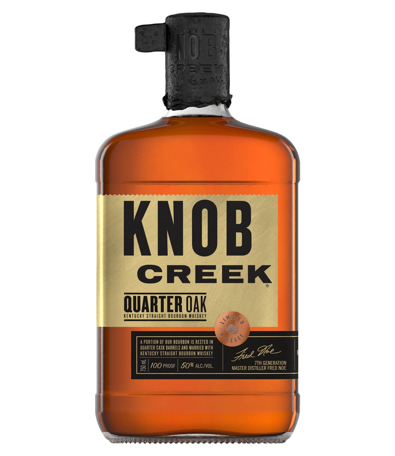 slide 1 of 1, Knob Creek Quarter Oak Bourbon, 750 ml