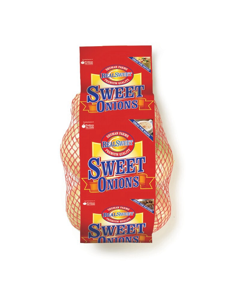 slide 1 of 3, RealSweet Vidalia Yellow Sweet Onions Prepacked Bag - 3 Lb, 3 lb