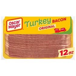 Oscar Mayer Gluten Free Turkey Bacon With 58% Less Fat & 57% Less Sodium, 12 Oz Pack, 21-23 Slices