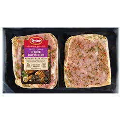 Tyson Pork Chops, Classic Garlic & Herb