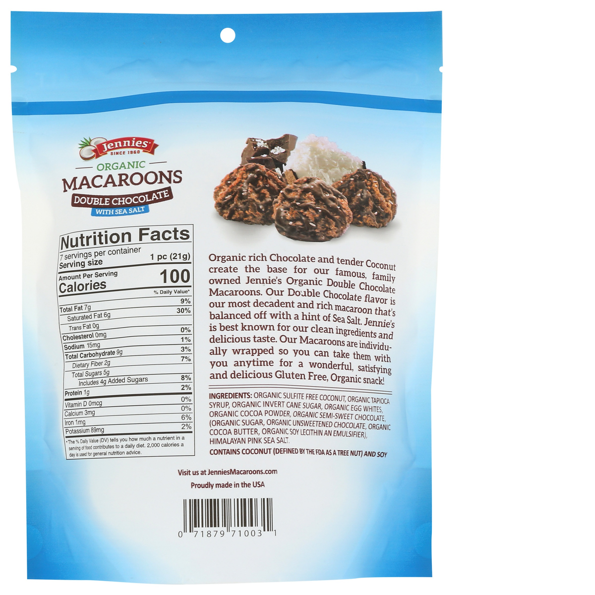 slide 2 of 2, Jennie's Macaroons 5.25 oz, 5.25 oz