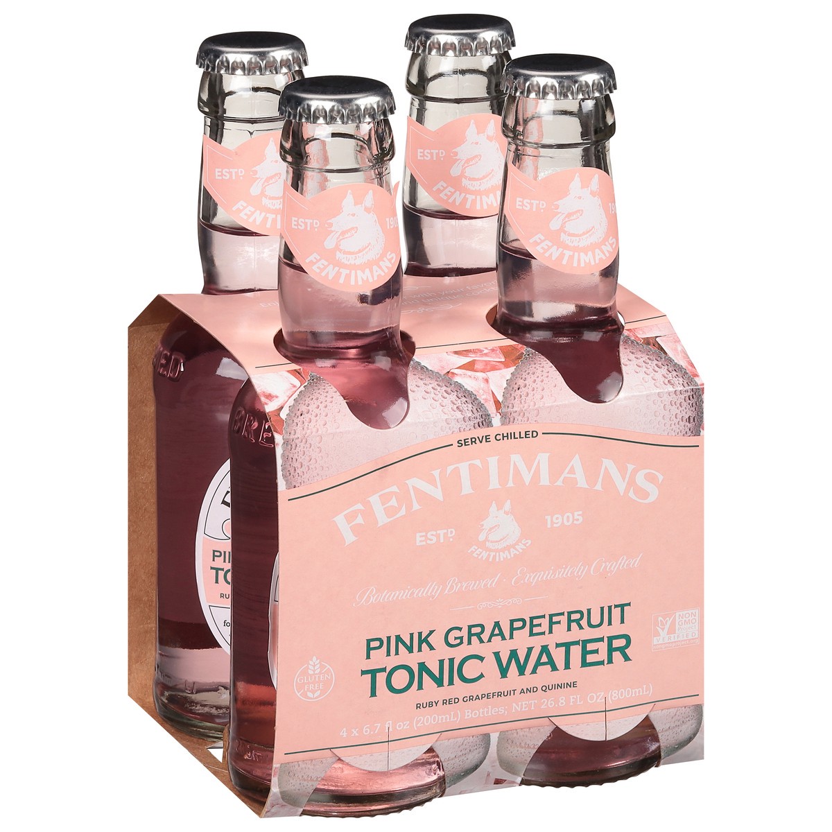slide 2 of 9, Fentimans Fentimans Pink Grapfruit Tonic Water, 26.8 fl oz