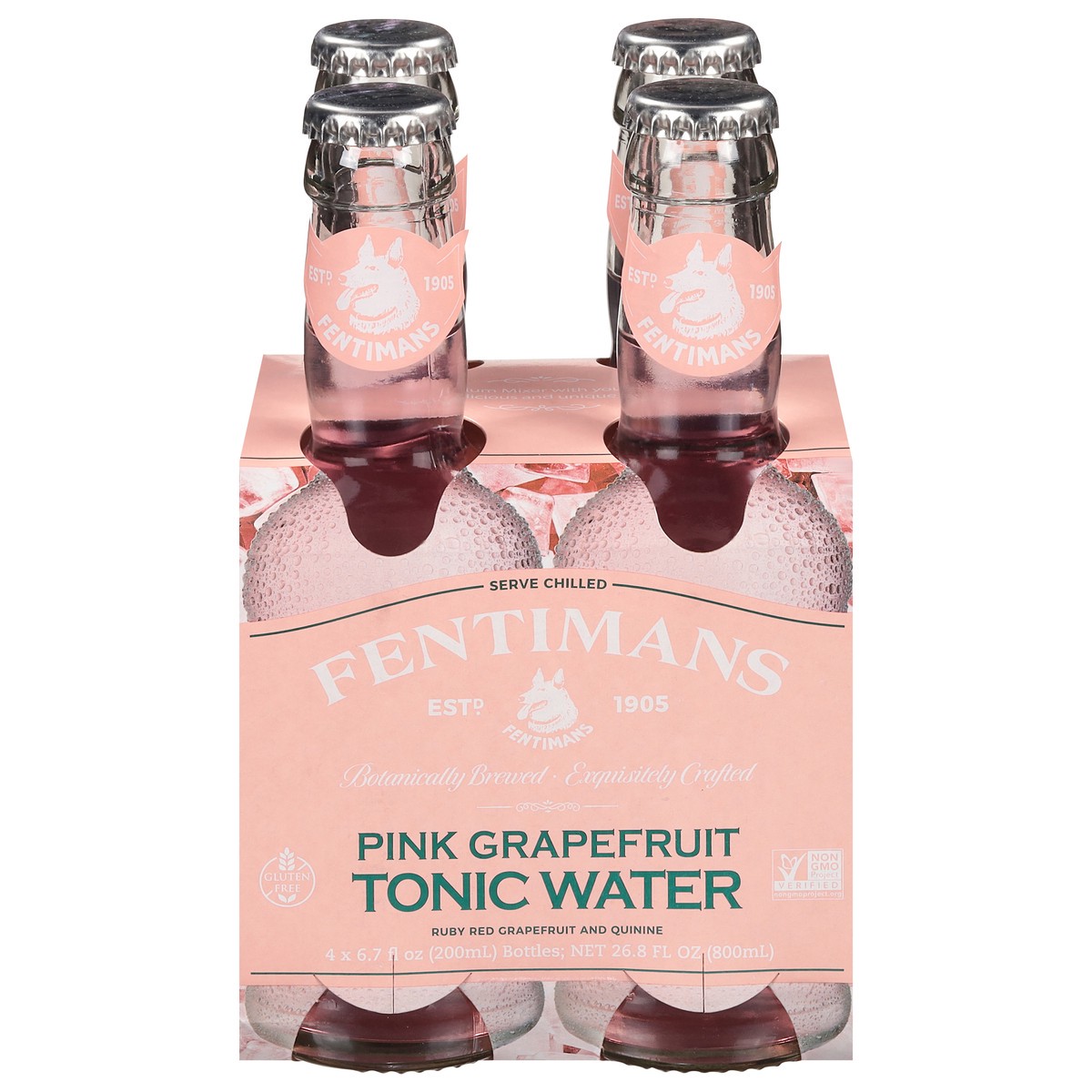 slide 1 of 9, Fentimans Fentimans Pink Grapfruit Tonic Water, 26.8 fl oz