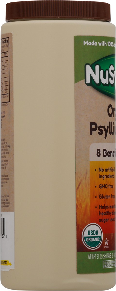 slide 6 of 9, NuSyllium Organic Unflavored Psyllium Fiber 21 oz, 21 oz