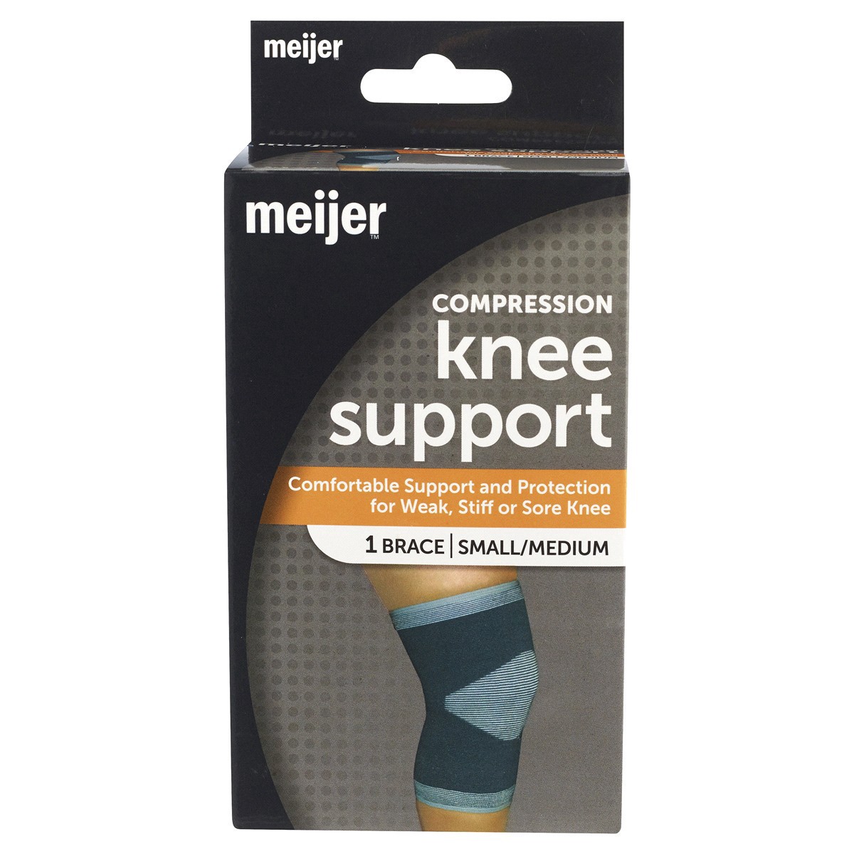 slide 1 of 5, Meijer Knee Brace, Small/Medium, 1 ct