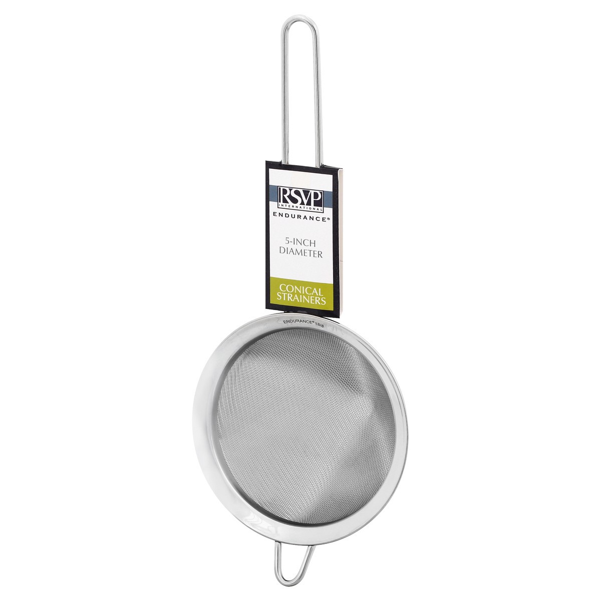 slide 6 of 10, RSVP International Conical Strainers, 5-Inch Diameter, 