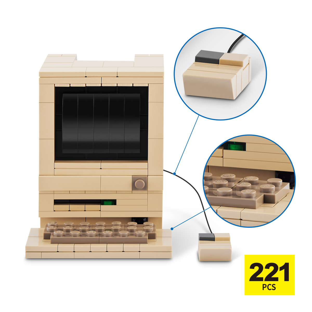 slide 21 of 29, MAX Premium Retro Building Bricks Collection by ZURU, 1 ct