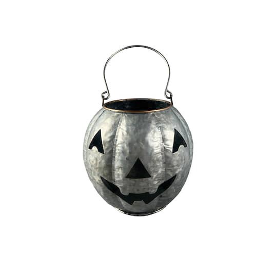slide 1 of 4, 8.5" Jack-O-Lantern Candle Holder By Ashland, 8.5 in