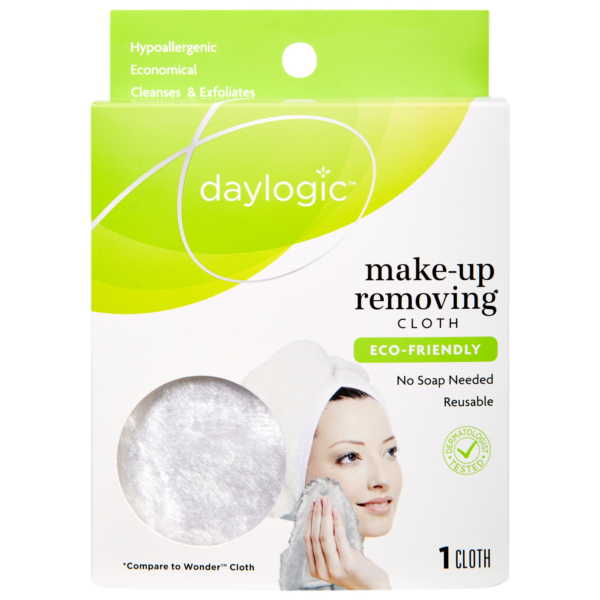slide 1 of 1, Daylogic Dl Makeup Remover Cloth, 1 ct
