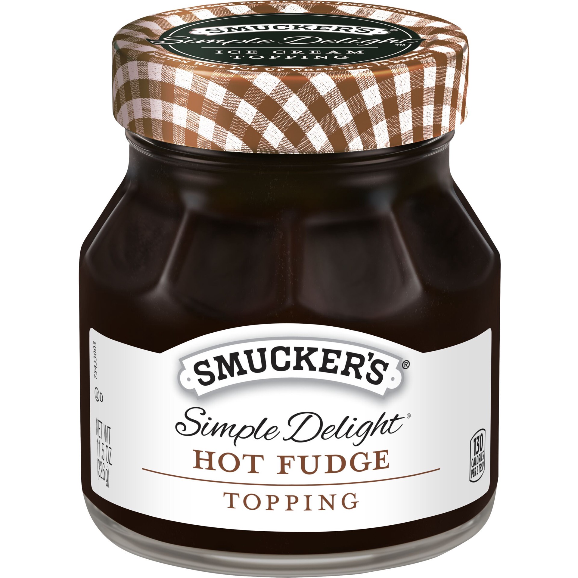 slide 1 of 6, Smucker's Simple Delight Hot Fudge Topping, 11.5 Ounces, 11.5 oz