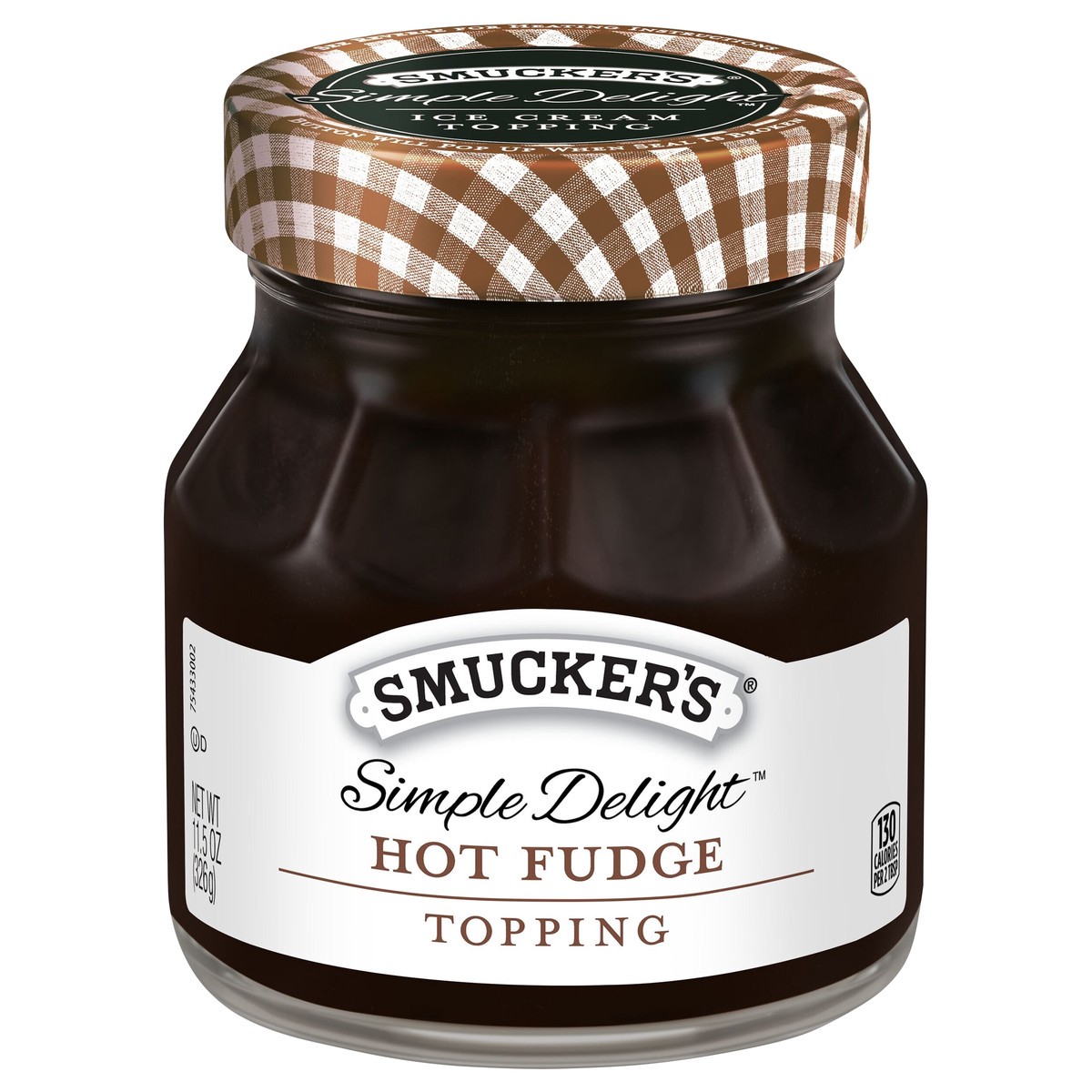 slide 1 of 6, Smucker's Simple Delight Hot Fudge Topping, 11.5 Ounces, 11.5 oz