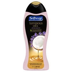 Softsoap Moisturizing Body Wash, Luminous Oils Coconut Oil & Lavender - 20 Ounce