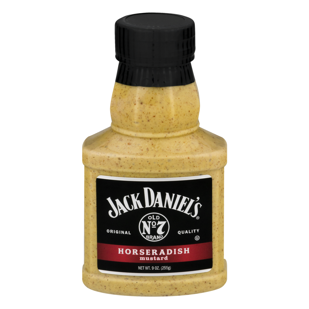 slide 1 of 1, Jack Daniel's Horseradish Mustard, 9 oz