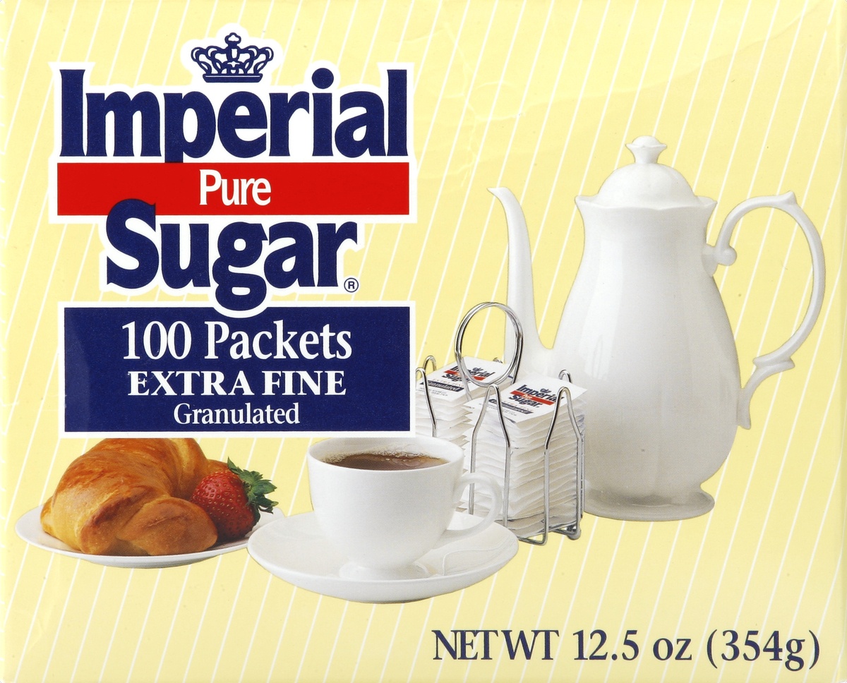 slide 4 of 4, Café Delight Extra Fine Granulated Sugar Packets, 100 ct