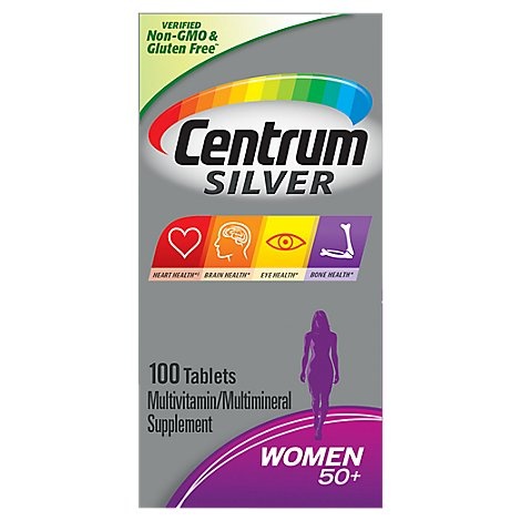 slide 1 of 1, Centrum Silver Womens, 100 ct