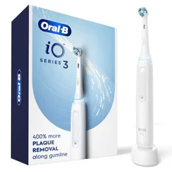 Oral-B iO Series 3 Electric Toothbrush with (1) Brush Head, Rechargeable, White