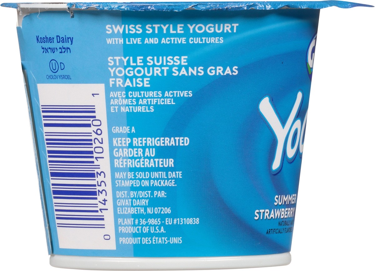 slide 4 of 9, Givat YogoLite Summer Strawberry Blended Nonfat Yogurt 5 oz, 5 oz