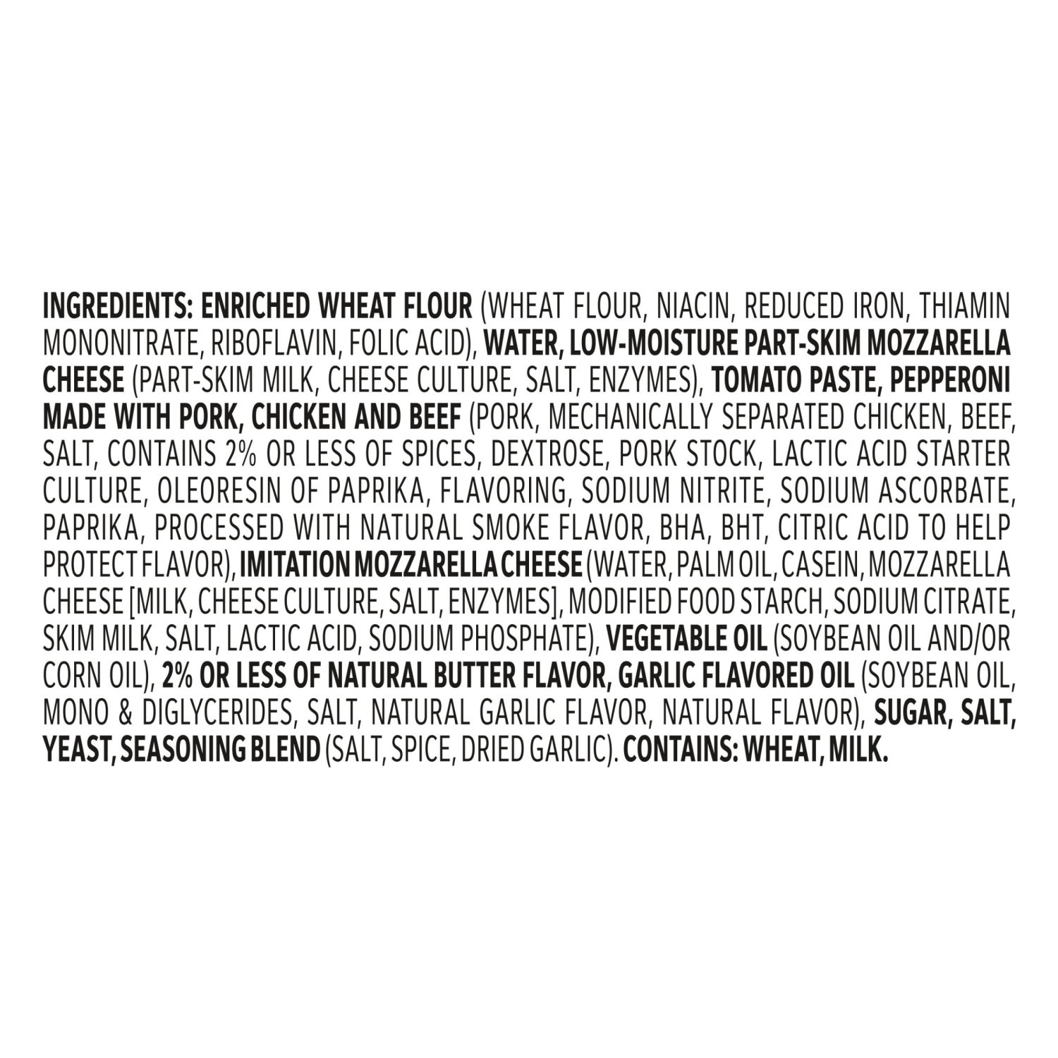 slide 5 of 8, Tombstone Original GarlicBread Pepperoni Back Label Project Happy Hour Thr3d Files Only 27 oz, 27 oz