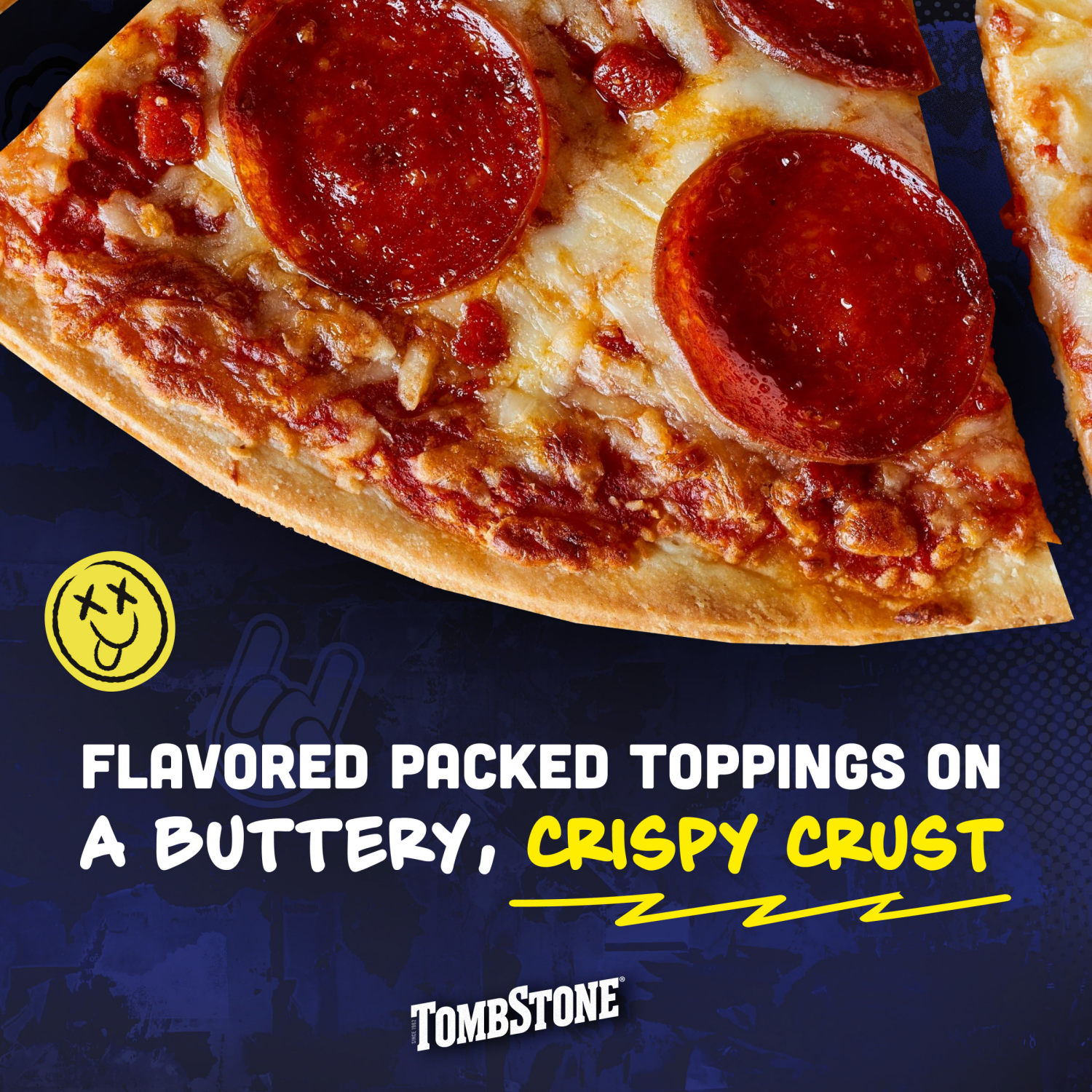 slide 7 of 8, Tombstone Original GarlicBread Pepperoni Back Label Project Happy Hour Thr3d Files Only 27 oz, 27 oz