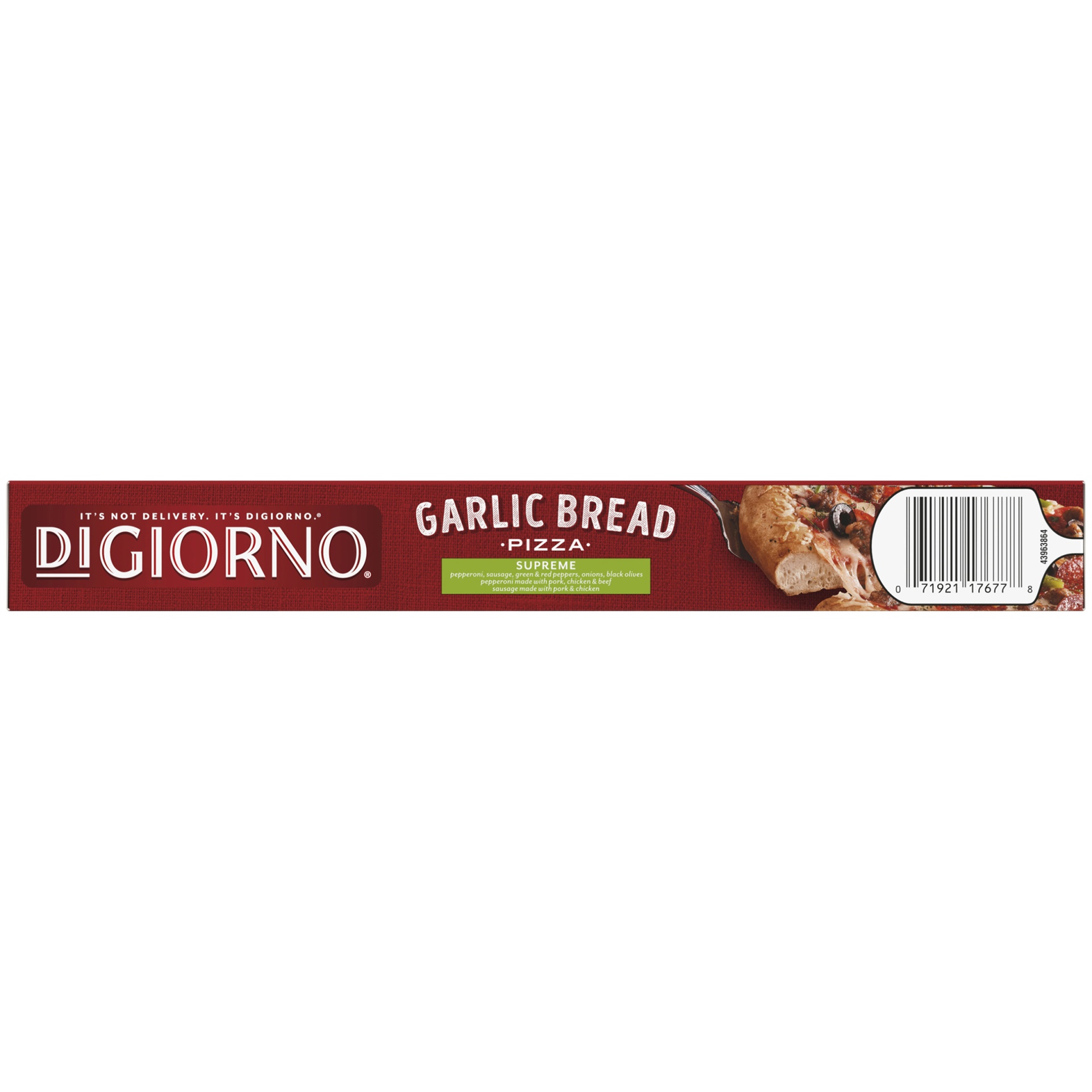 slide 8 of 10, DiGiorno Supreme Garlic Bread Frozen Pizza 30.5 Oz. Box, 30.5 oz