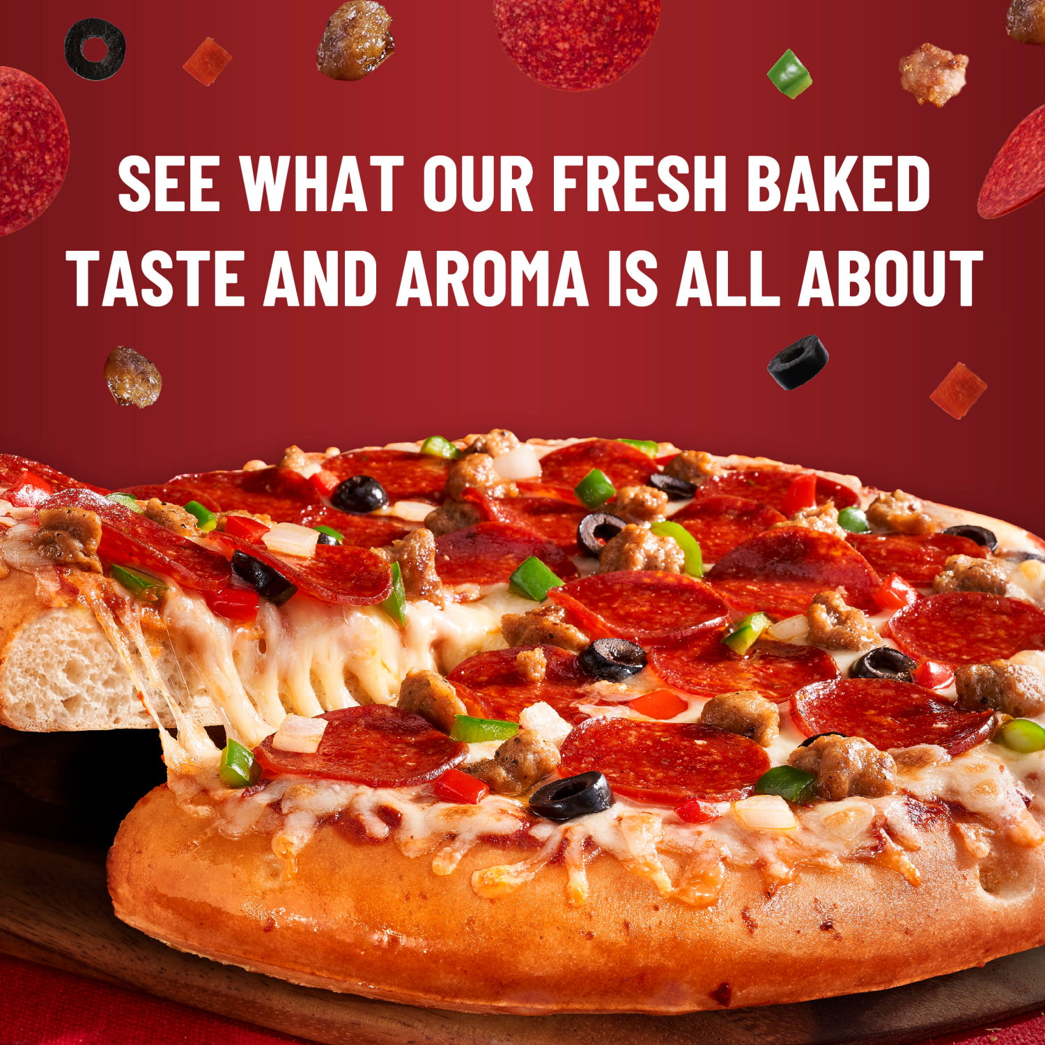 slide 4 of 8, DiGiorno Frozen Pizza Rising Crust Supreme 29.3oz US Package, 29.3 oz