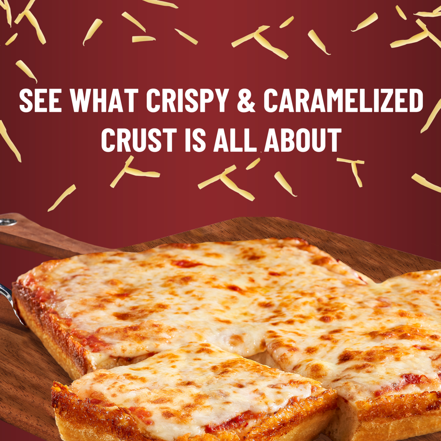 slide 6 of 7, DiGiorno Detroit Style Crust Four Cheese Pizza (Frozen) 20.9 oz., 20.9 oz