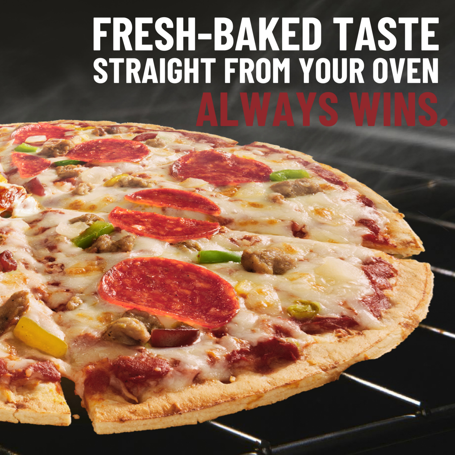 slide 6 of 8, DiGiorno Classic Crust Supreme Pizza on a Crispy Thin Crust, 20.8 oz (Frozen), 20.8 oz