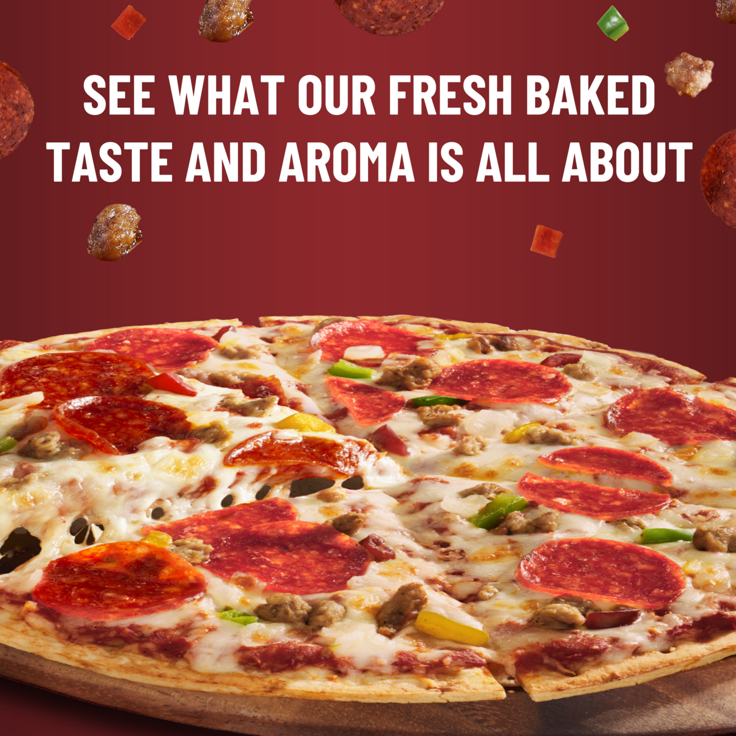 slide 7 of 8, DiGiorno Classic Crust Supreme Pizza on a Crispy Thin Crust, 20.8 oz (Frozen), 20.8 oz