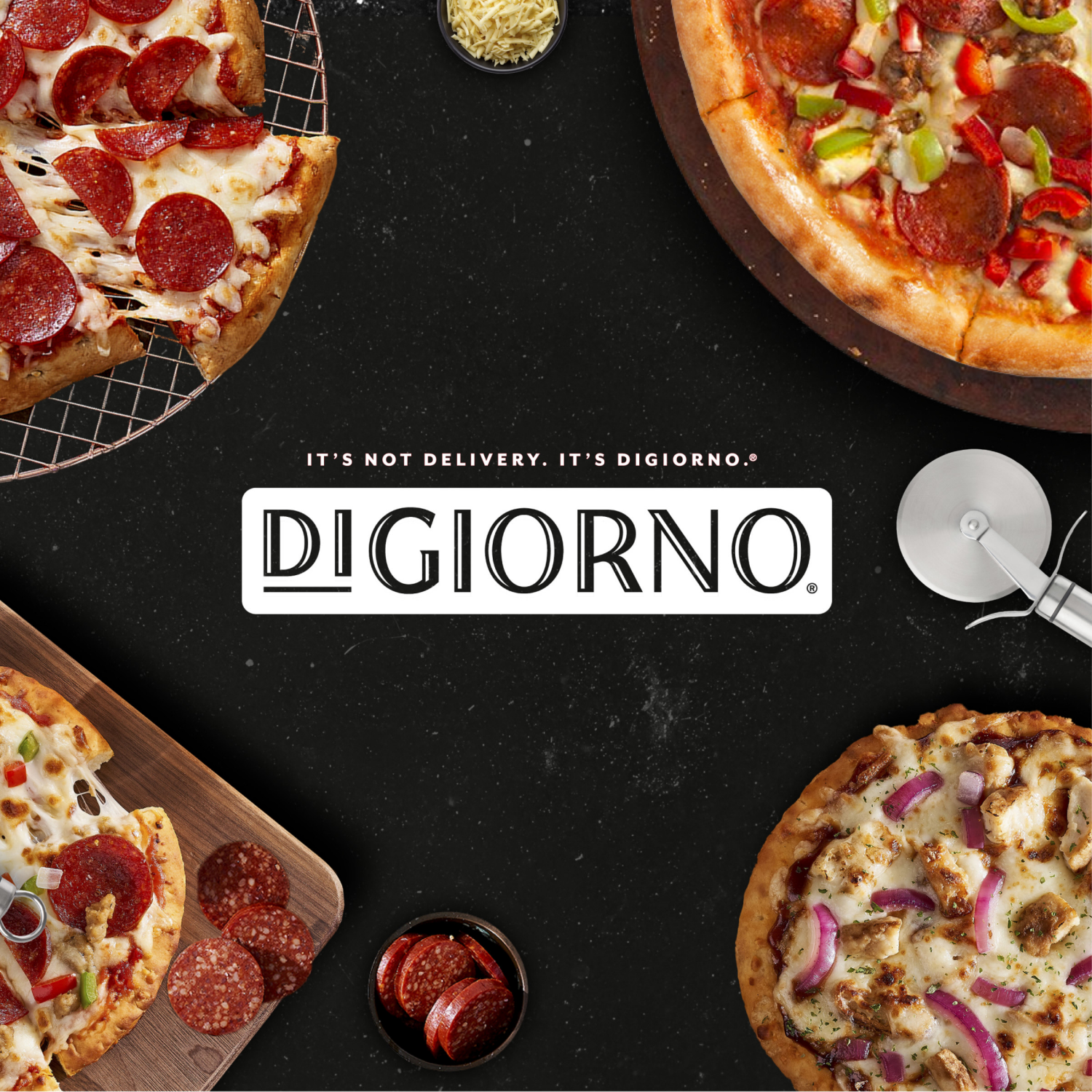 slide 8 of 8, DiGiorno Classic Crust Supreme Pizza on a Crispy Thin Crust, 20.8 oz (Frozen), 20.8 oz