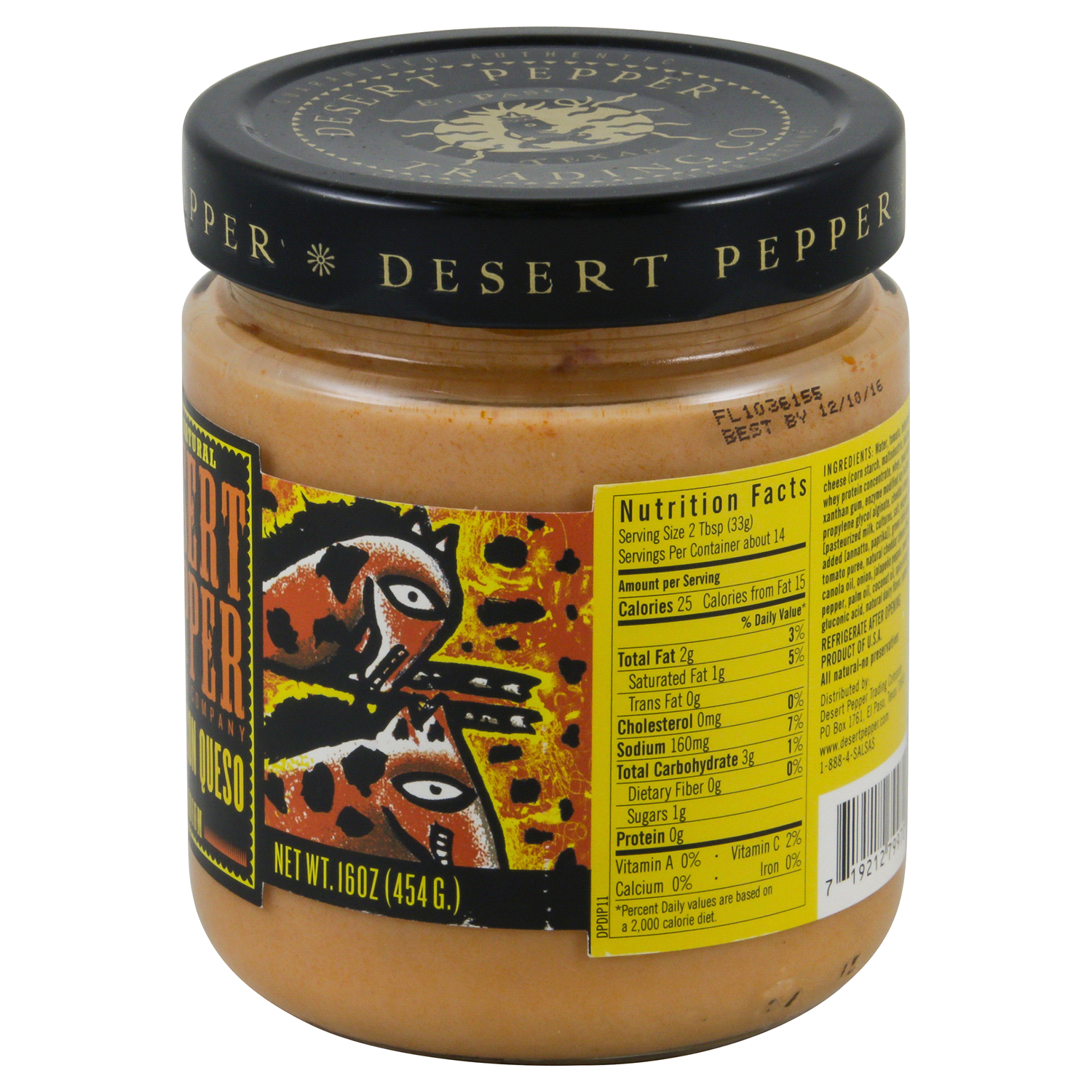slide 3 of 3, Desert Pepper Trading Desert Pepper Dip Pinto Bean Medium Hot Jar- 16 oz, 16 oz