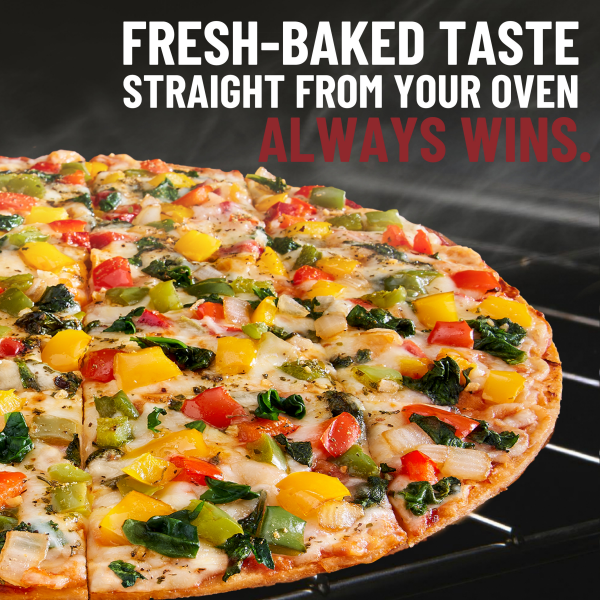 slide 4 of 29, DiGiorno Frozen Pizza UltraTHCRLoadedVegLvrsPza14x14oz, 14 oz