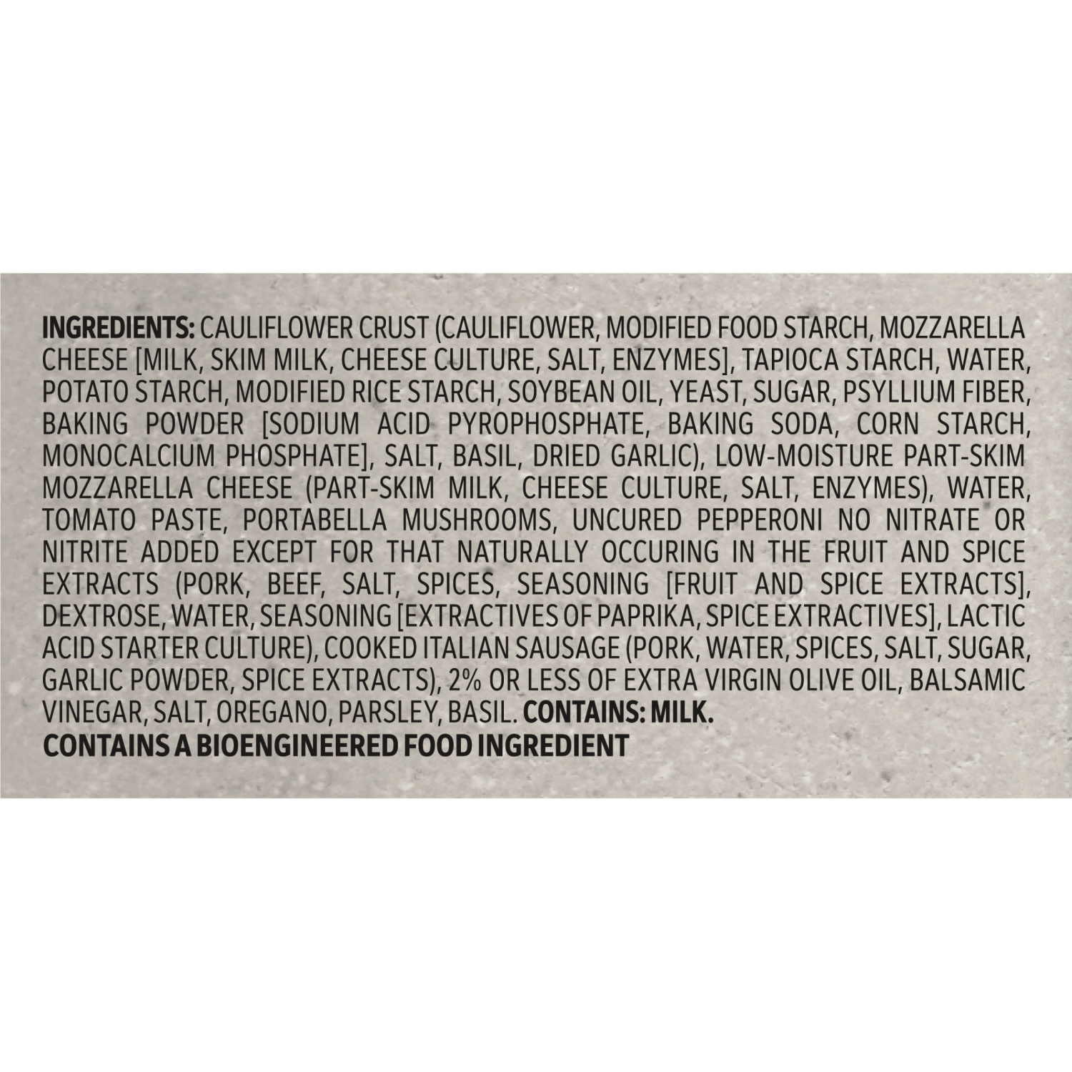 slide 5 of 8, California Pizza Kitchen Uncured Pepperoni, Mushroom, Sausage, Cauliflower Crust, Frozen Pizza, 12.4 oz