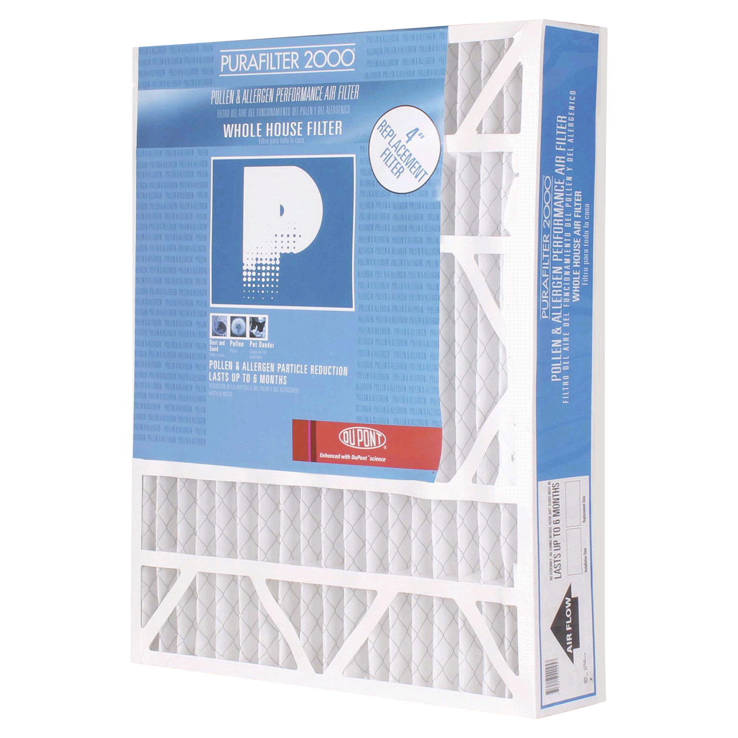 slide 1 of 1, Purafilter 2000 16x25x5 Filter, 1 ct