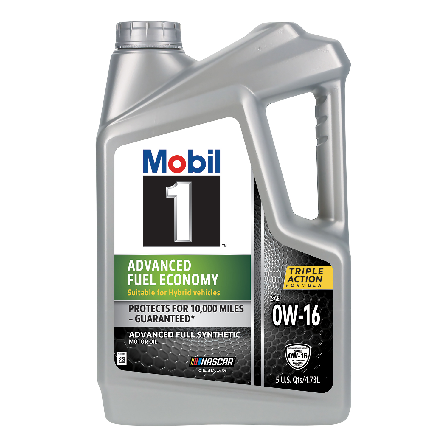 slide 1 of 7, Mobil 1 Advanced Fuel Economy Full Synthetic Motor Oil 0W-16, 5 Quart, 5 qt